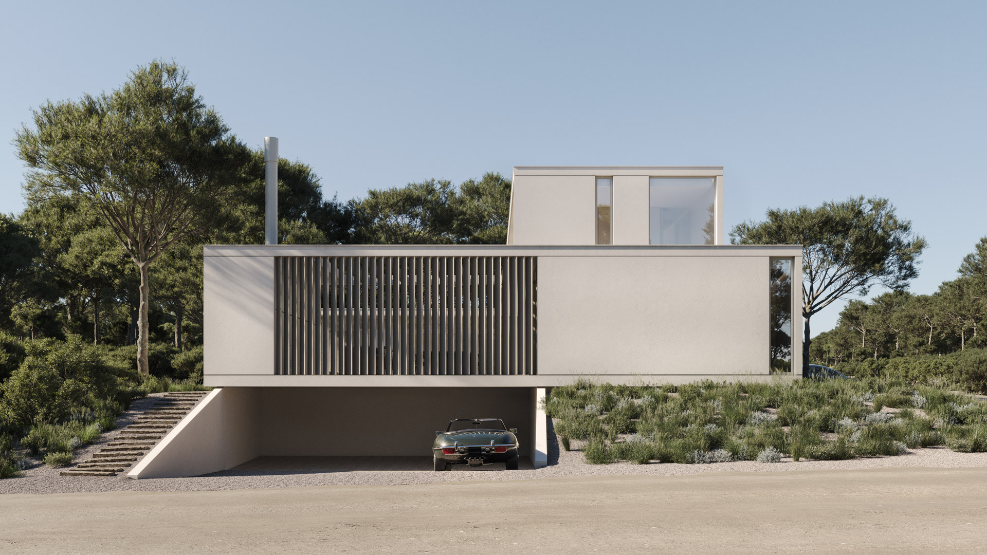 Volumen elevado y garage